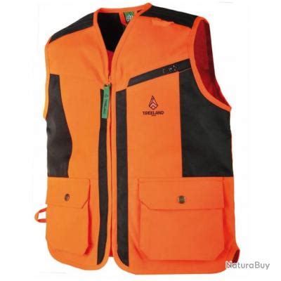 Gilet De Chasse Resistant Enfant Treeland Orange Gilets De Chasse