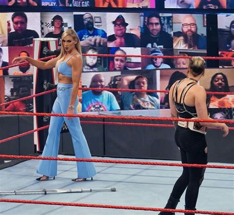 Charlotte Flair & Rhea Ripley at RAW 05/07/21