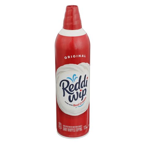 Reddi Wip Real Cream Whipped Topping 13 Oz Conagra Foodservice