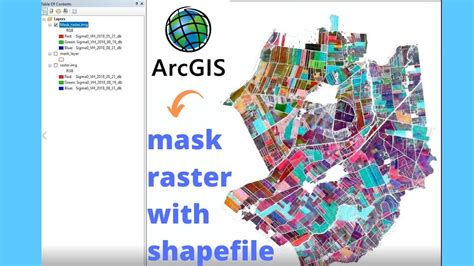 Masking Raster With Shapefile In Arcgis Youtube