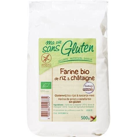 Farine De Riz Et Ch Taignes Ma Vie Sans Gluten Acheter Sur Greenweez