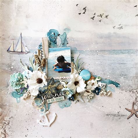 Seaside With Paradise Island Collection By Caroline Beach Scrapbook