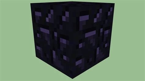 Minecraft Obsidian By Zapperier 3d Warehouse