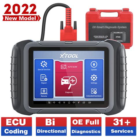 XTOOL D8 Automotive Diagnostic Scan Tool 2022 Newest With ECU Coding