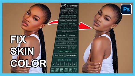 Use Retouching Academy Panel To Even Skin Color Youtube