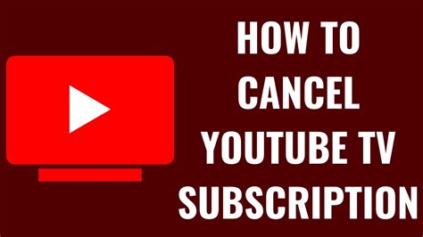 How To Cancel Youtube Tv Subscription Youtube