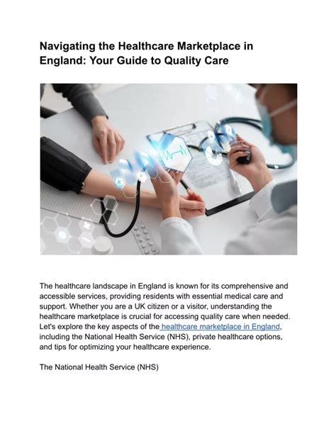 Ppt Healthcare Marketplace England Powerpoint Presentation Free Download Id 13215490