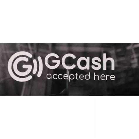 Gcash Accepted Here Vinyl Decals Sticker Lazada Ph