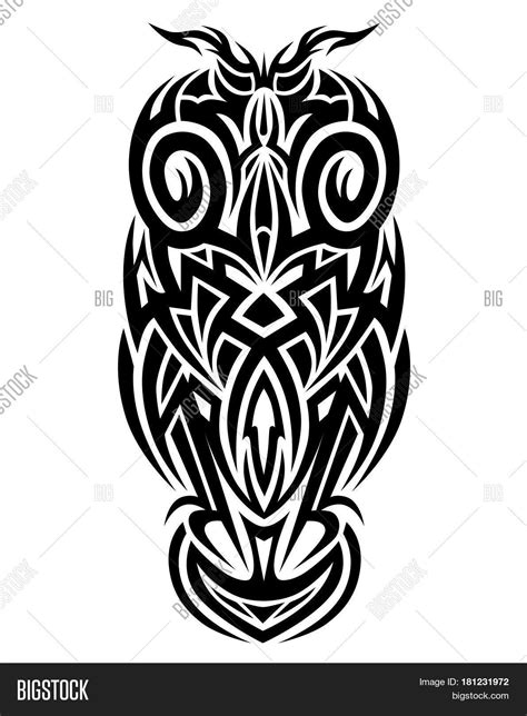 Tattoo Tribal Owl. Vector & Photo (Free Trial) | Bigstock