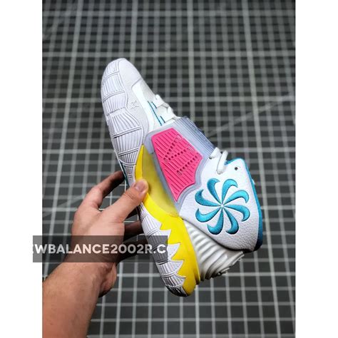 Nike Kyrie 6 'Neon Graffiti' White/Blue Fury/Opti Yellow/Digital Pink ...