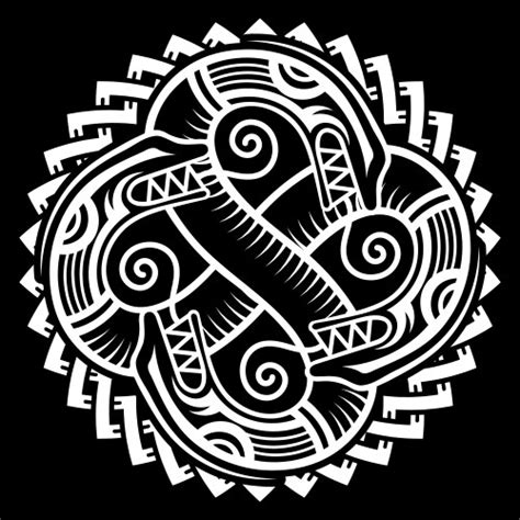 Scandinavian Viking Design Shield Royalty Free Vector Image