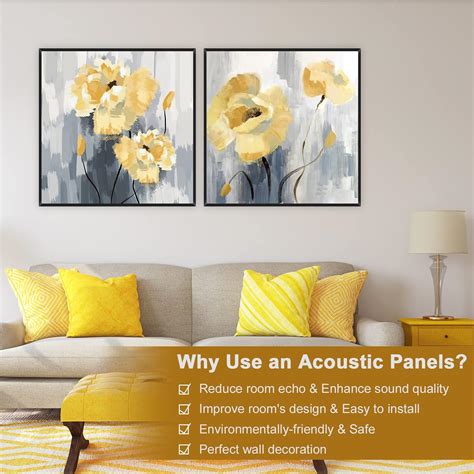 Buy Bubos Art Acoustic Panels Framed X Inches Premium Acoustical