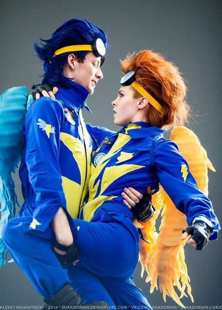 Spitfire and Soarin - Wonderbolts cosplay by Dixidana on DeviantArt