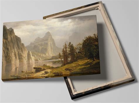 Merced River Yosemite Valley Albert Bierstadt Paintings