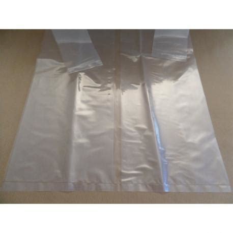 SACS ET SACHETS PLASTIQUES BRETELLES PEBD TRANSPARENT 310 150 150 550MM