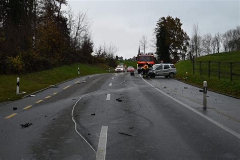 Wittenbach Sg Unfall Zwischen Zwei Autos Polizeinews Ch