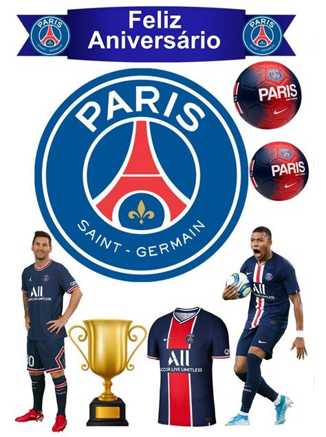 PSG 2021 Paris Saint Germain Fc Temas De Futebol Para Festas Festa