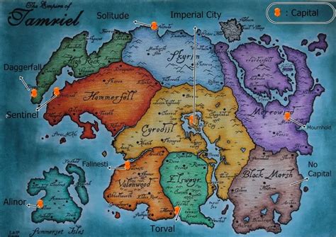 ESO: A Map Illustrating The Explorable Parts Of Tamriel