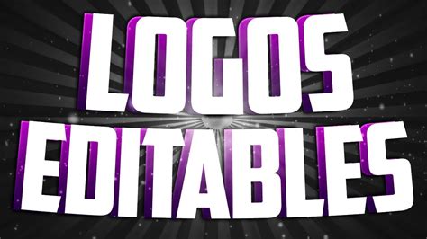 20 Logos Editables Photoshop Cc Cs6 Mirkclik Youtube