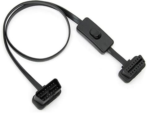 Litoon Obd2 Extension Cable Obd Connectors Car Obd2 Diagnostic Cable With Switch