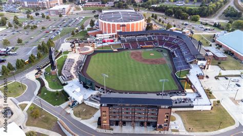 Dudy Noble Field And The Humphrey Coliseum On The Mississippi State University Campus In