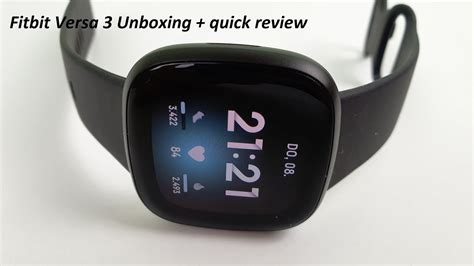 Fitbit Versa Unboxing Quick Setup Youtube