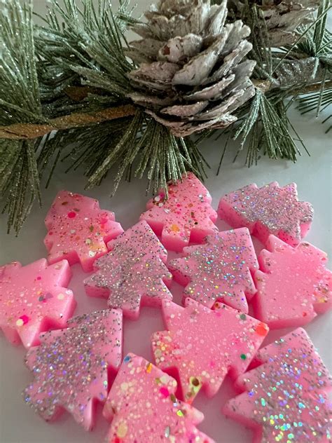 Pink Trees Wax Melts Christmas Trees Wax Melts Fresh Cut Trees Snow