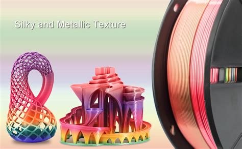 Eryone Metal Luster Silk Rainbow Filament Pla Mm For D Printer