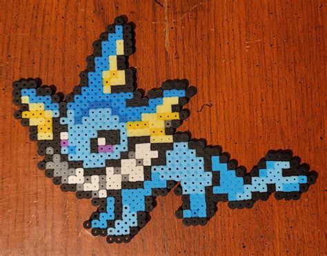 Mini Vaporeon Perler Bead Pattern Bead Sprites Characters Fuse Bead