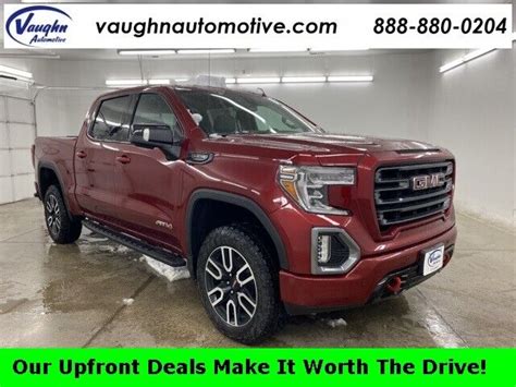 2022 Gmc Sierra 1500 Limited At4 3 Miles Cayenne Red Tintcoat 4d Crew Cab Ecotec New Gmc