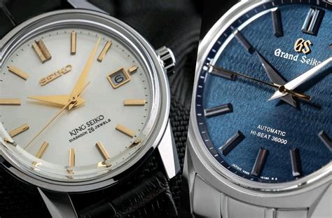 King Seiko VS Grand Seiko: Battle of the Luxury Heavyweights