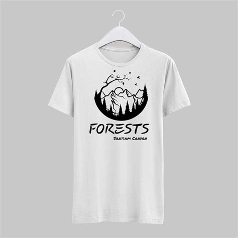 Forest Shirt Forest Graphic Tee Nature Shirt Santiam Canyon Etsy R