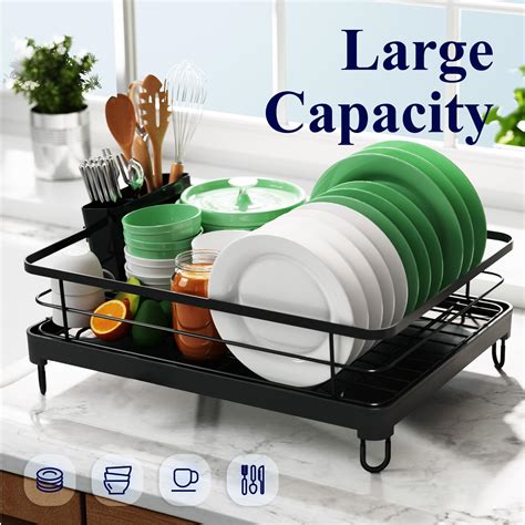 Kitsure Dish Drying Rack Space Saving Dish Rack Dish Racks For