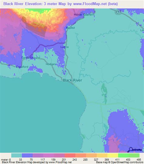 Black River Jamaica Map | Cities And Towns Map