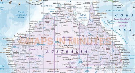 Digital vector map of Australasia region, political with Ocean contours, in illustrator and PDF ...