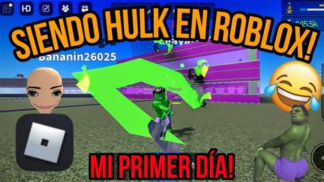 Jugu Roblox Por Primera Vez En Mi Vida Y Esto Pas Super Hero