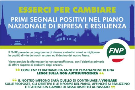 PNRR ESSERCI PER CAMBIARE FNP CISL Emilia Romagna