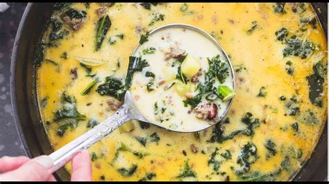 Easy Olive Garden Zuppa Toscana Soup Youtube