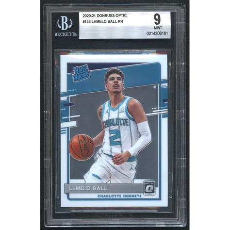 LaMelo Ball 2020 21 Donruss Optic 153 RC BGS 9 Pristine Auction