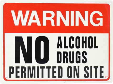 No Drugs And Alcohol Sign