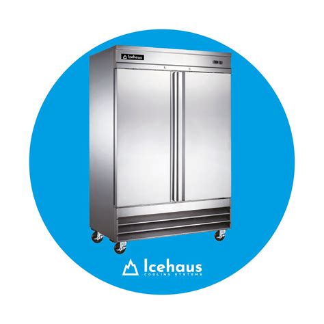 Refrigerador 2 puertas sólidas Euroquip