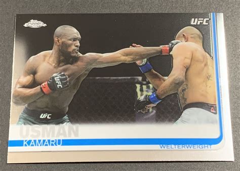 2019 Topps Chrome UFC Kamaru Usman 14 カマルウスマン 格闘技プロレス 売買されたオークション情報