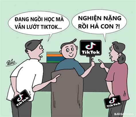 Cả nhà cùng nghiện mạng xã hội Báo Hải Dương