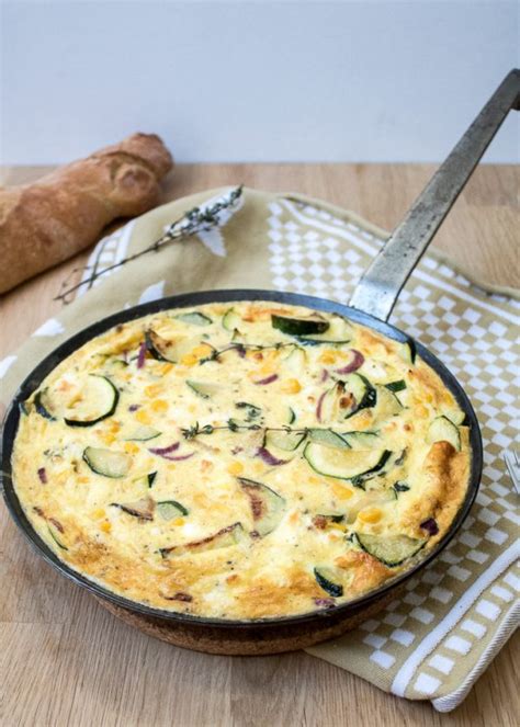 Zucchini Corn Frittata Super Easy Recipe To Prepare