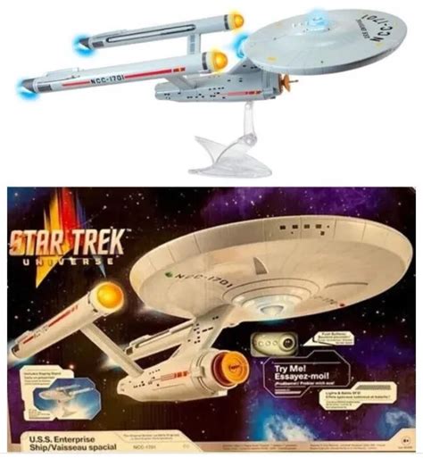 PLAYMATES BANDAI USS Enterprise NCC 1701 Star Trek Modello EUR