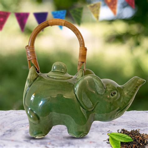 Elephant Ceramic Teapots