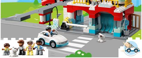 LEGO 10948 DUPLO Parkhaus Mit Autowaschanlage Mit Spielzeugauto