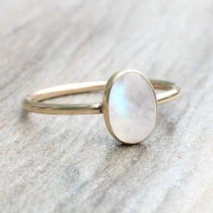 Moonstone Ring - Etsy