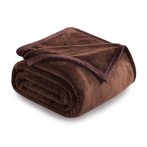 Mainstays Super Soft Plush Blanket Brown Full Queen 90 X90