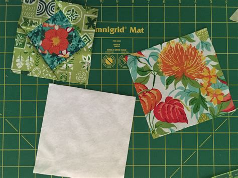 Quilt Block Coaster Tutorial Using Island Hopping Notions The